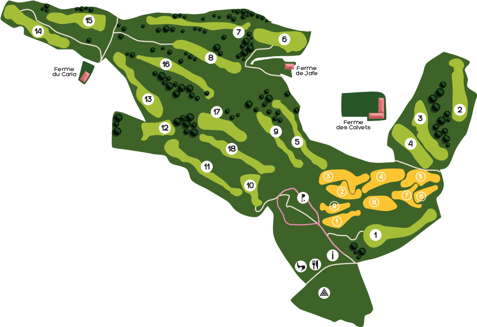 Initiation On A True Golf Course For All Those Wishing - Golf Club De L'ariège (1060x768), Png Download