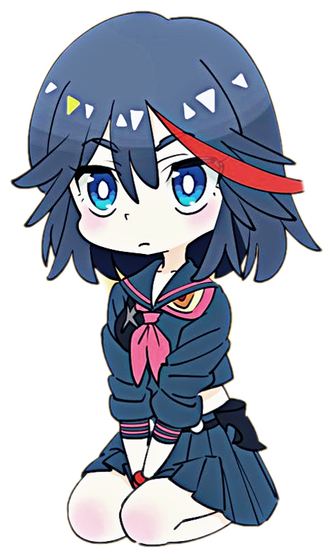 Ryuko Matoi Chibi (480x803), Png Download