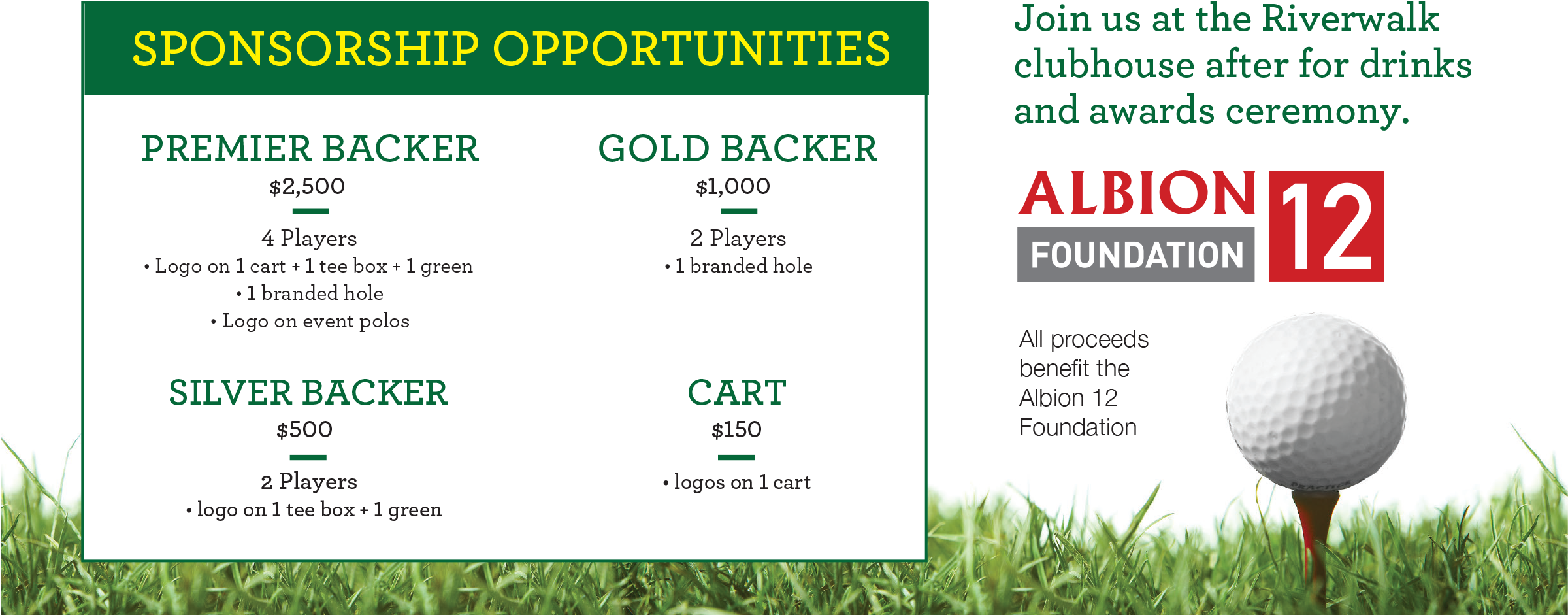 For Sponsorship Opportunities Please Contact Ashley (2400x968), Png Download