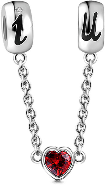 Stoppers & Safety Chains Charms Soufeel I Love (750x750), Png Download