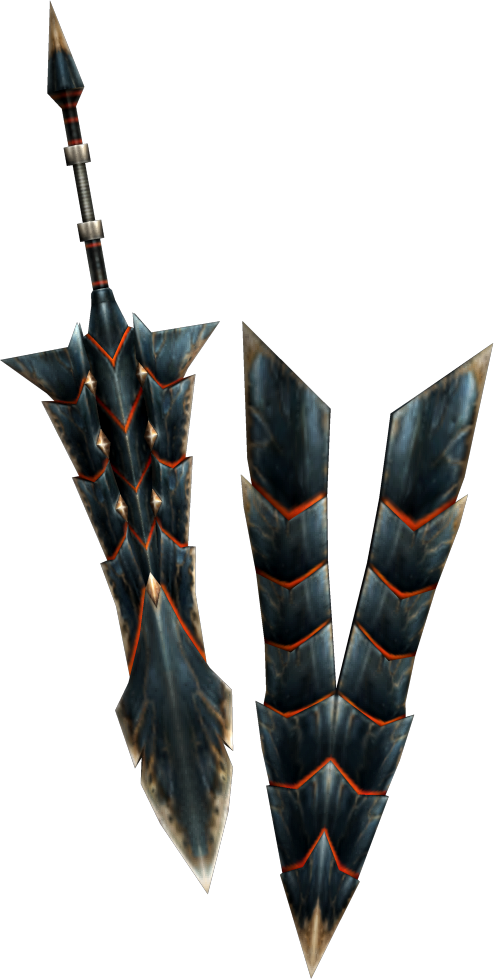 Weapon469 - Monster Hunter Akantor Sword (494x979), Png Download