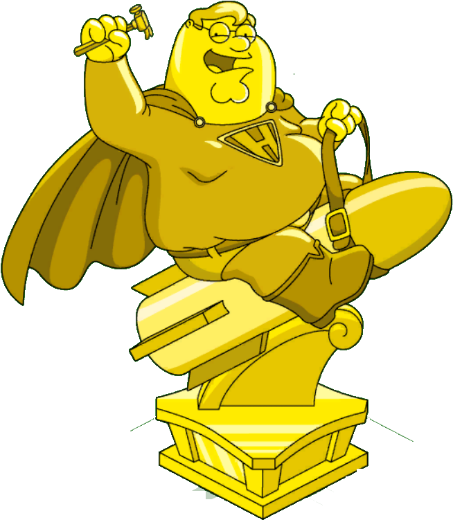 Bomber Trophy - Cartoon (677x794), Png Download