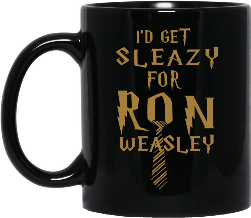 Mug I'd Get Sleazy For Ron Weasley Coffee Mug Tea Mug - Witchy Woman Halloween T Shirt Mugs (1024x1024), Png Download
