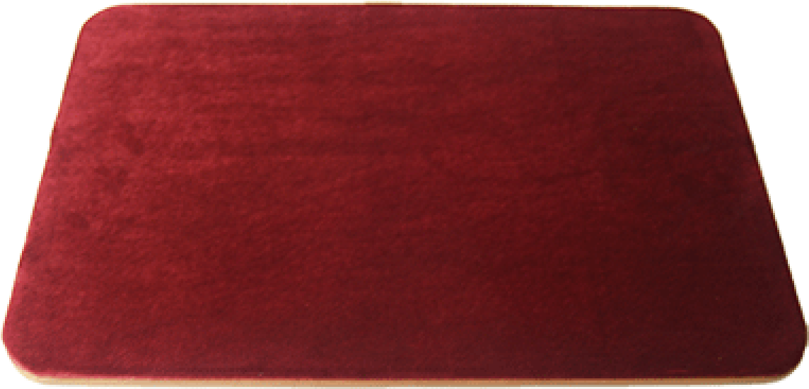 Luxury Pad Large By Aloy Studios - Red In Leather (1200x1200), Png Download