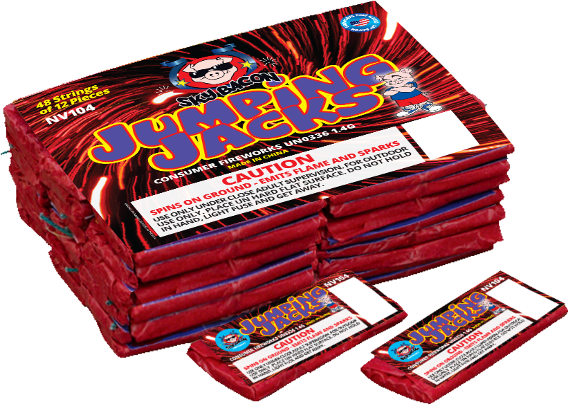 Fireworks Video Of Jumping Jack 20/48/12 - Jumping Jack (1000x1000), Png Download