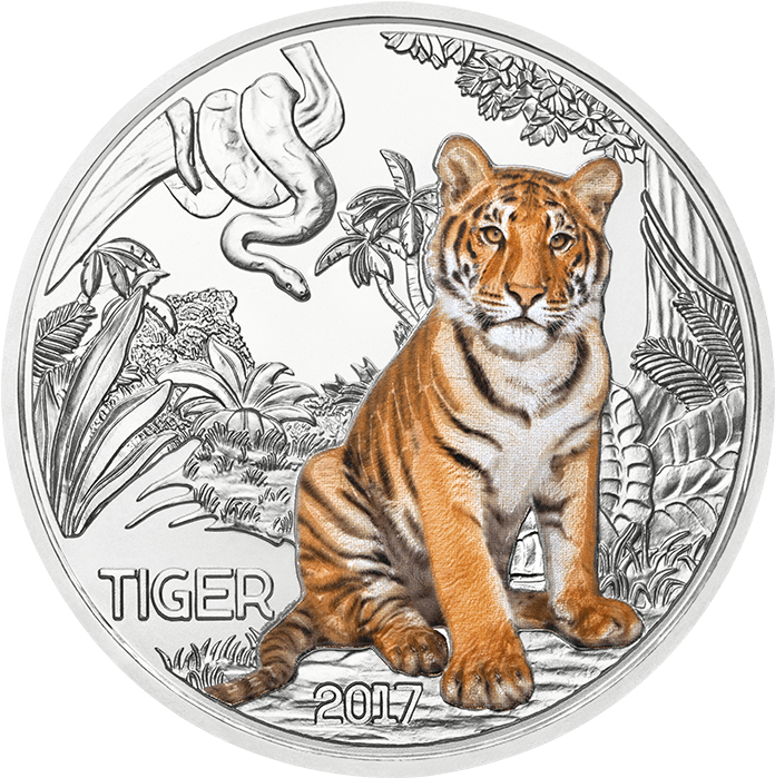 Animal Coin The Tiger (716x716), Png Download