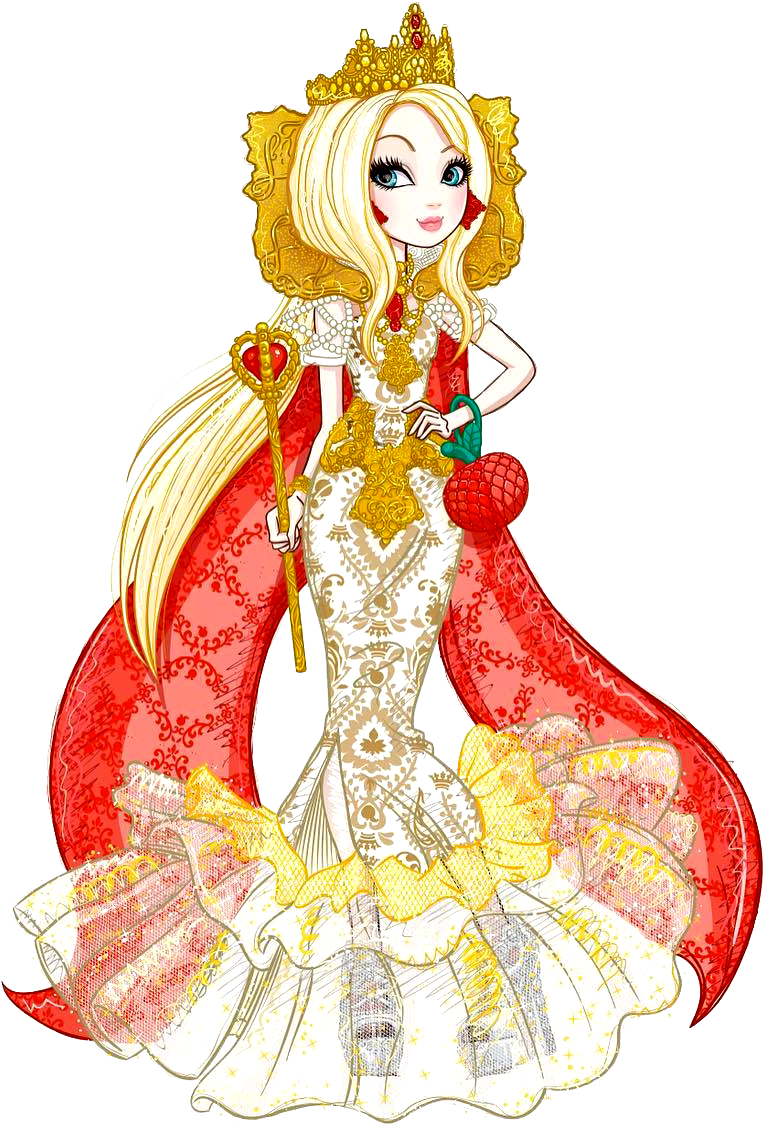 Picture Free Library Ooak Monster High Dolls - Ever After High Royally Ever After Apple (799x1179), Png Download