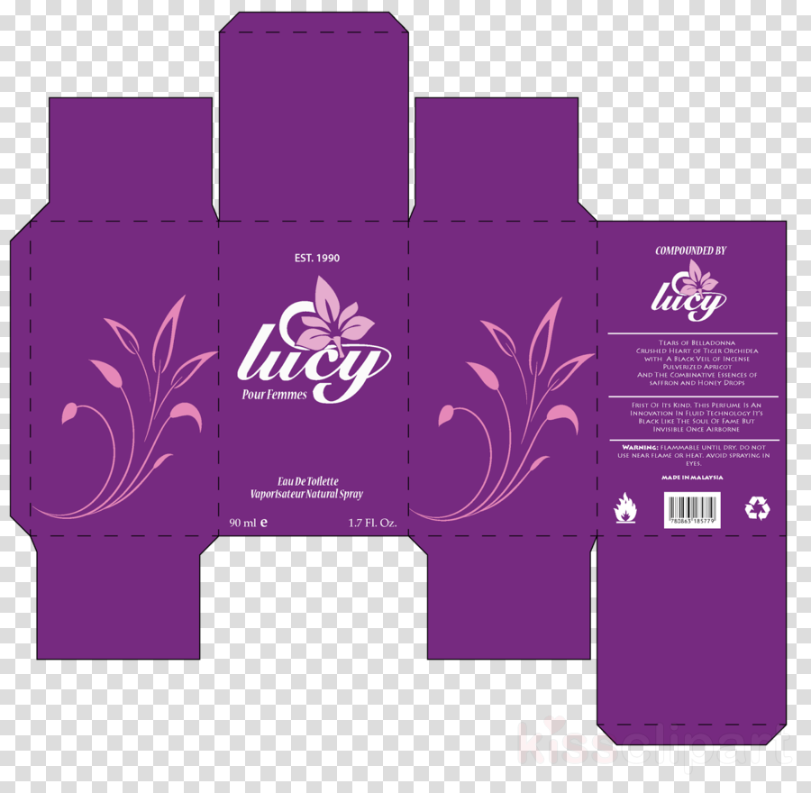 Perfume Packaging Boxes Clipart Paper Box Packaging - Perfume Box Design Templates (900x880), Png Download