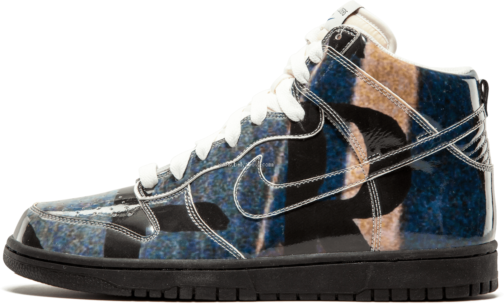 Rome Nike Dunk '08 Beautiful Losers - Shoe (2000x1200), Png Download