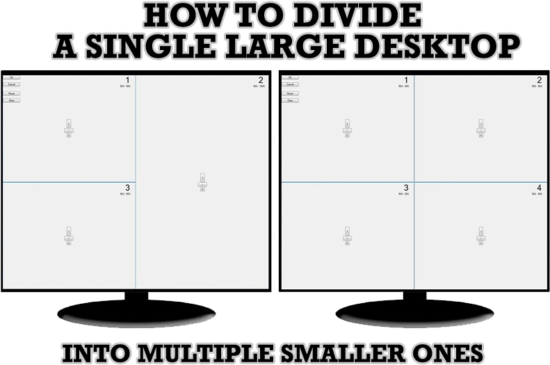 Split The Windows Desktop (800x548), Png Download