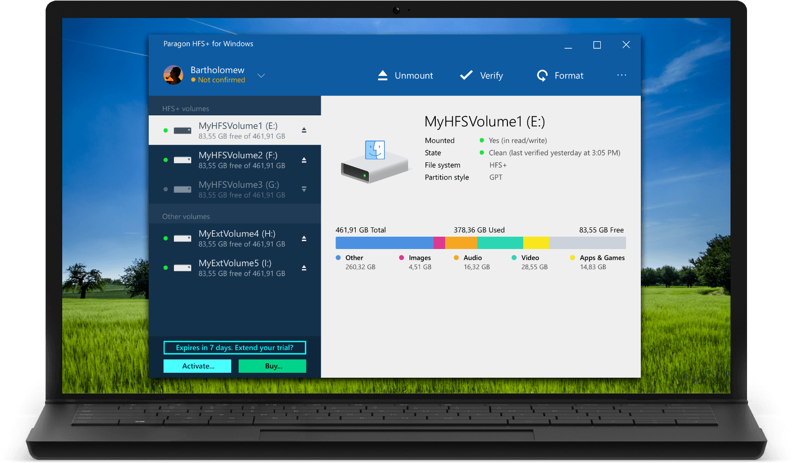 Native Look And Feel - Apple File System (1652x1032), Png Download