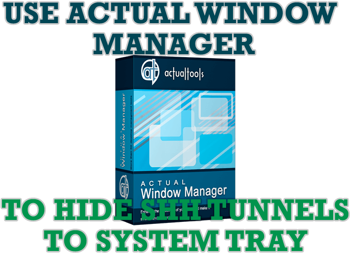 Use Actual Window Manager To Hide Ssh Tunnels To System - Poster (800x548), Png Download