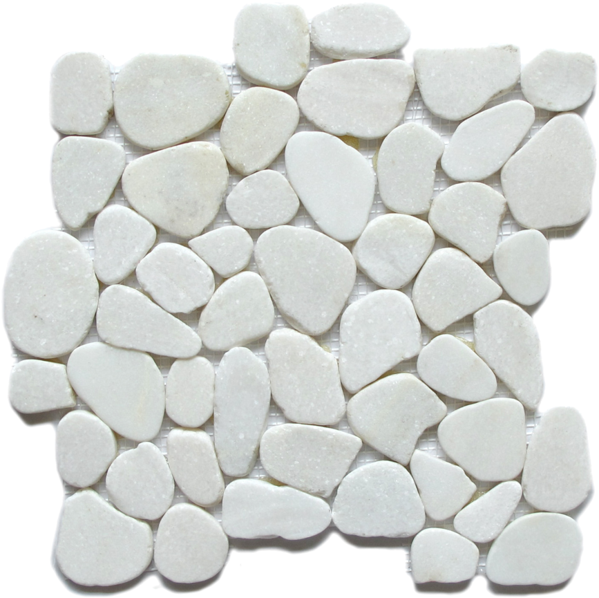 Flat Matt Iceberg Pebbles - Magical Chefs Jade Stone Interlocking Tile - Opal 12x12" (1000x1000), Png Download