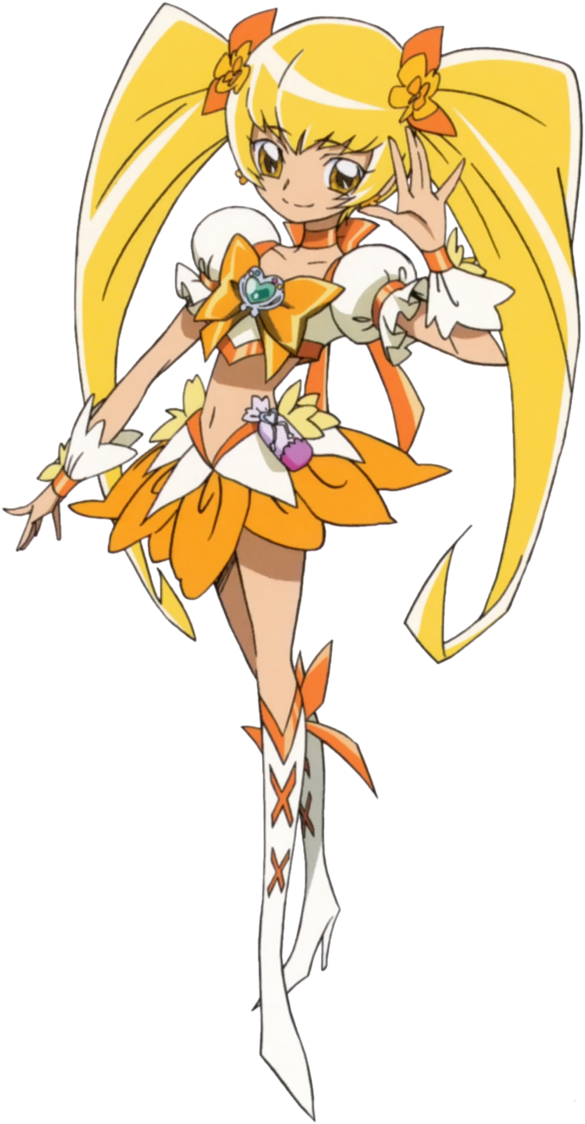 Pretty Cure Cure Sunshine (837x1587), Png Download