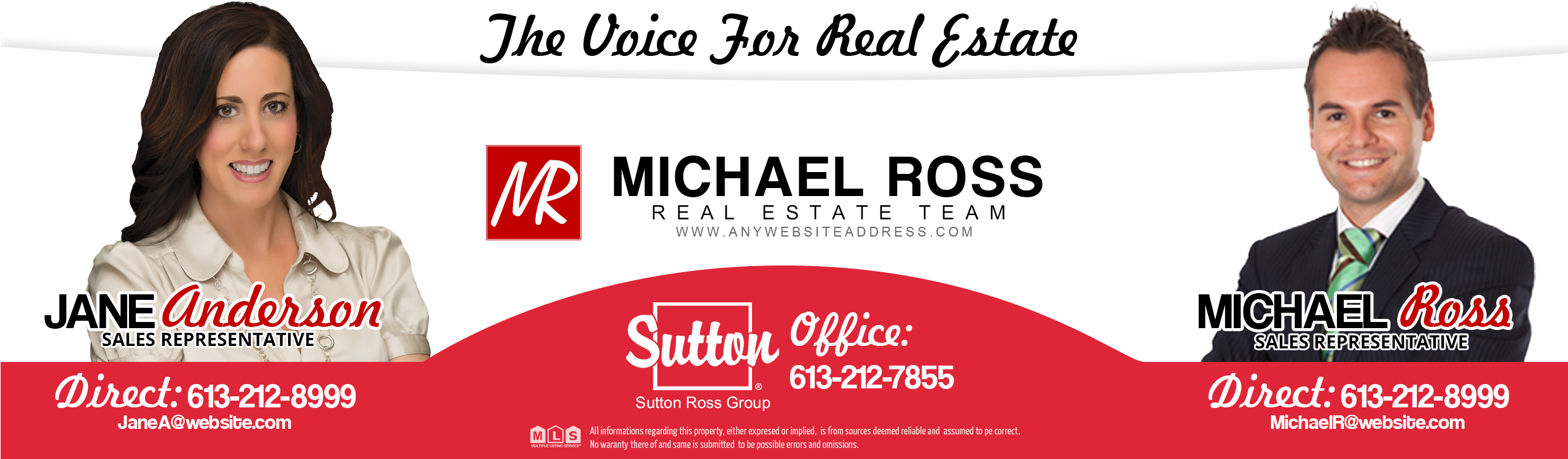 Double 14 Light - Sutton Group (2551x760), Png Download