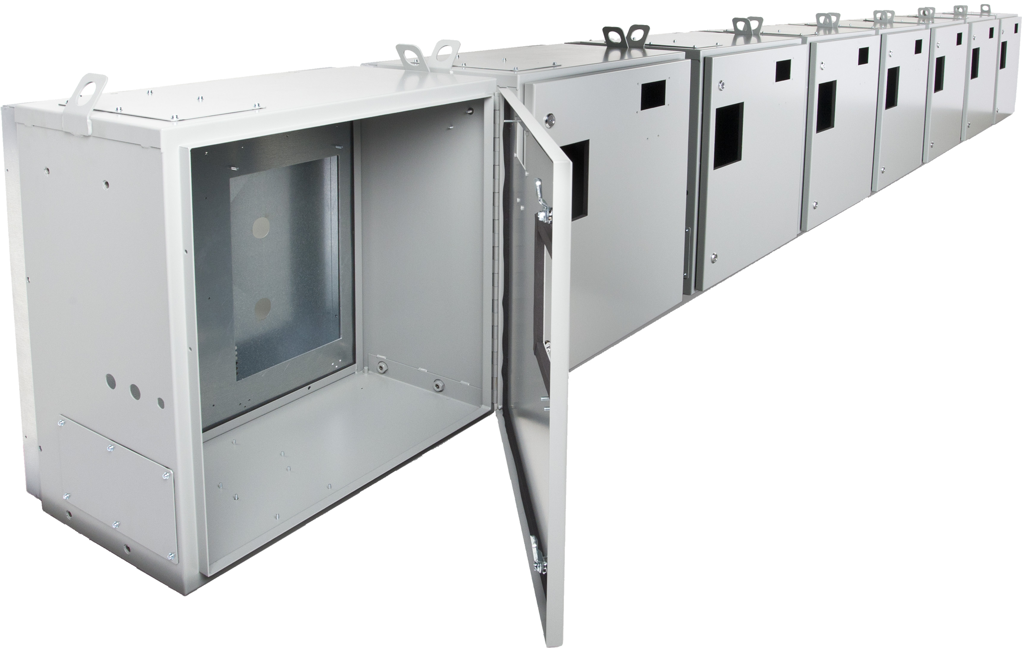 And Animal Cages, Locks, Feeding Applications & More - Sheet Metal Cabinets (2100x1303), Png Download