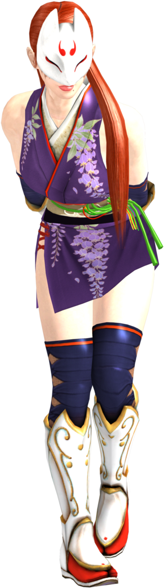 Raven And Yoshimitsu - Tekken 3 Yoshimitsu (652x1224), Png Download