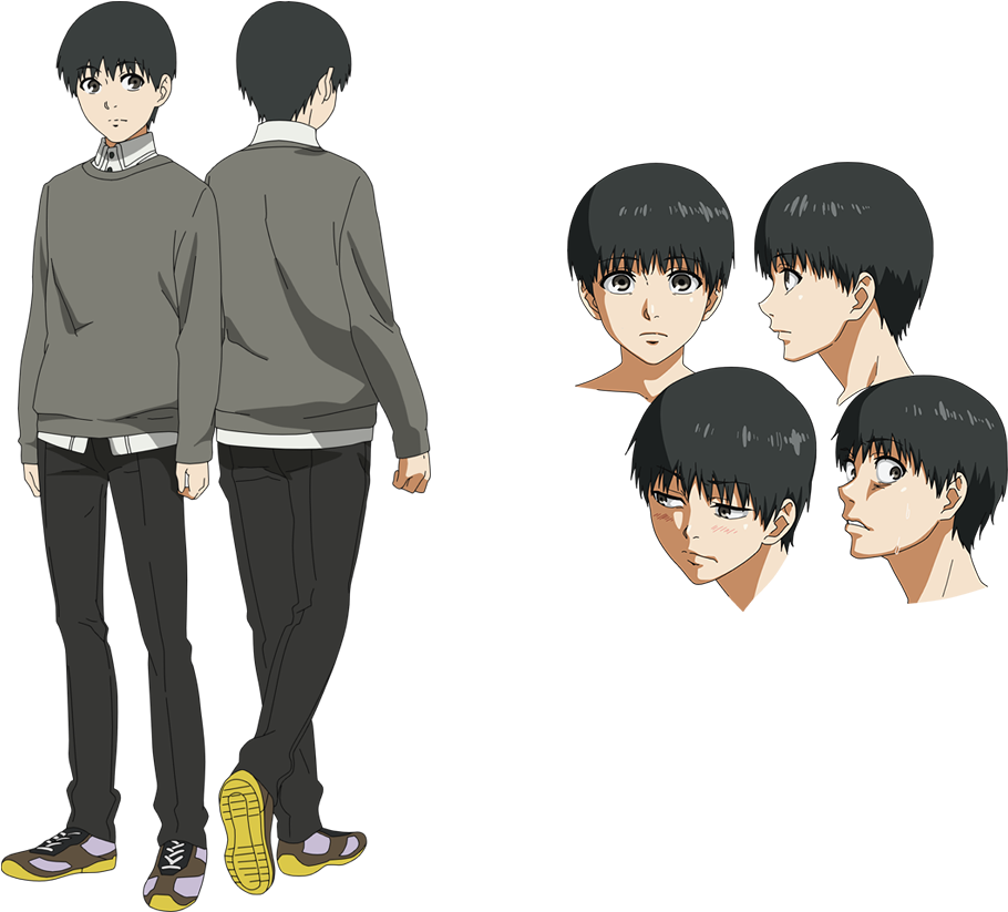 Tokyo Ghoul - Kaneki Character Sheet (1000x955), Png Download