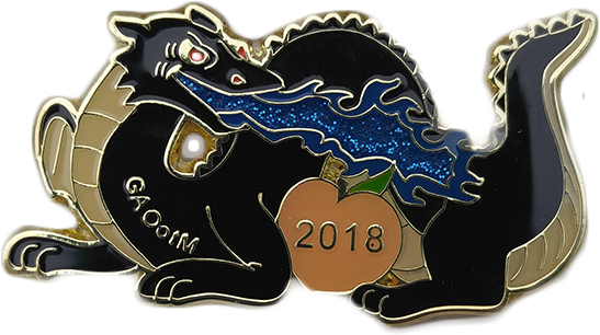 Black Classic Dragon - Belt Buckle (800x600), Png Download