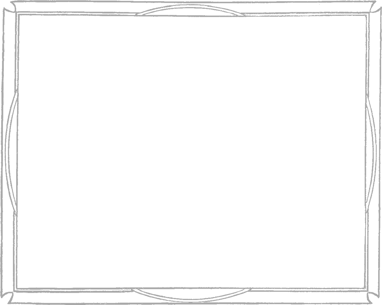 White Square Border Png - White Box Outline Transparent (1500x1232), Png Download