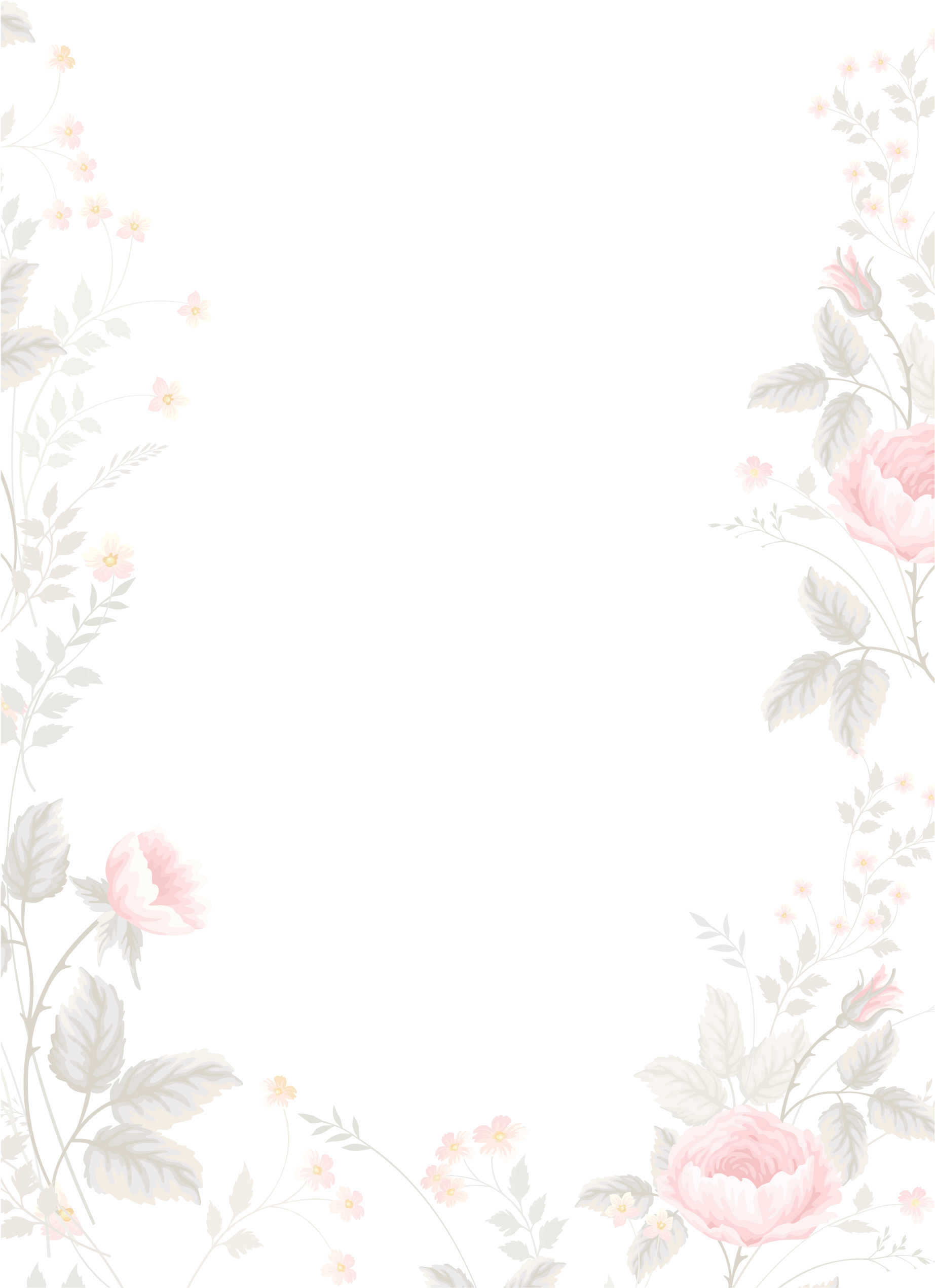 Vertical - Garden Roses (1844x2552), Png Download
