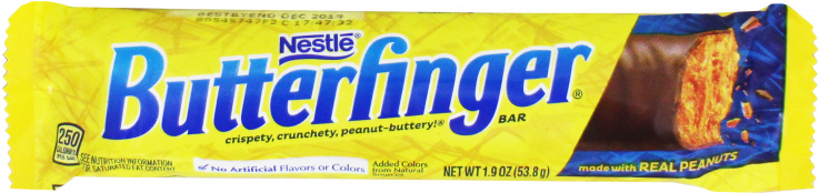 Nestle Butterfinger Bar - Butterfinger Candy Bar (736x460), Png Download