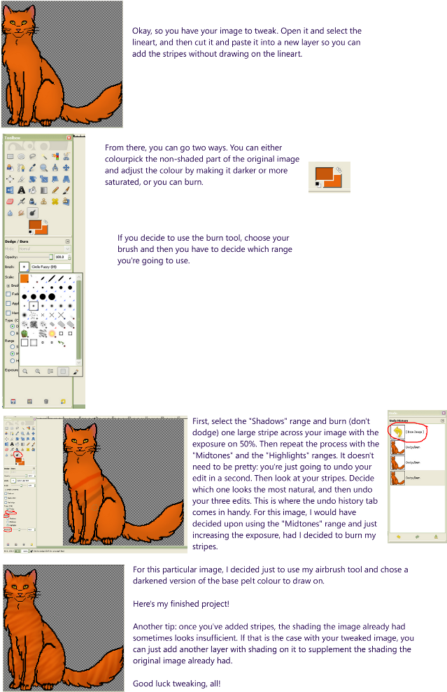 Adding Stripes - Tutorial (650x1000), Png Download
