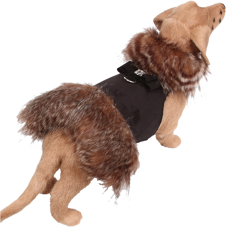 Hidden Fox Fur Coat With Big Bow - Fur (800x800), Png Download