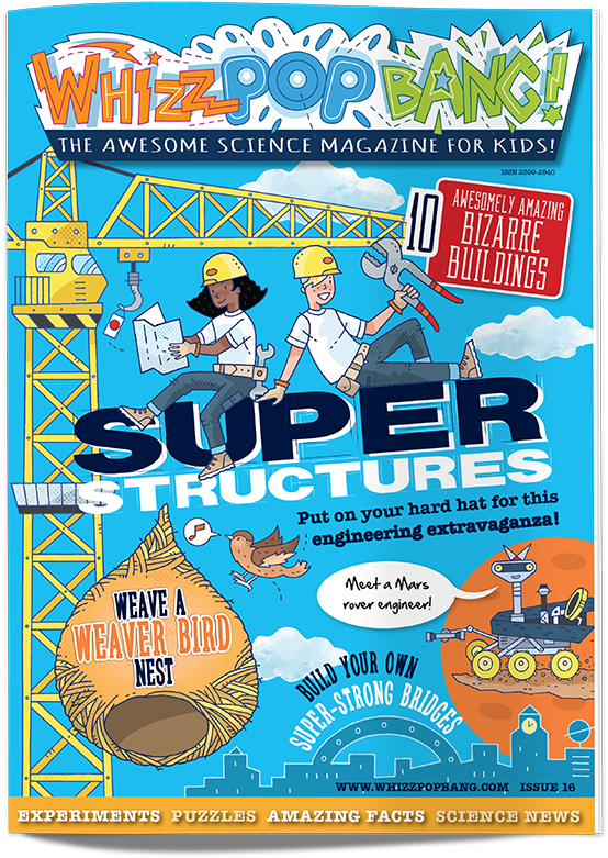 Whizz Pop Bang Science Magazine For Kids Engineering (638x850), Png Download