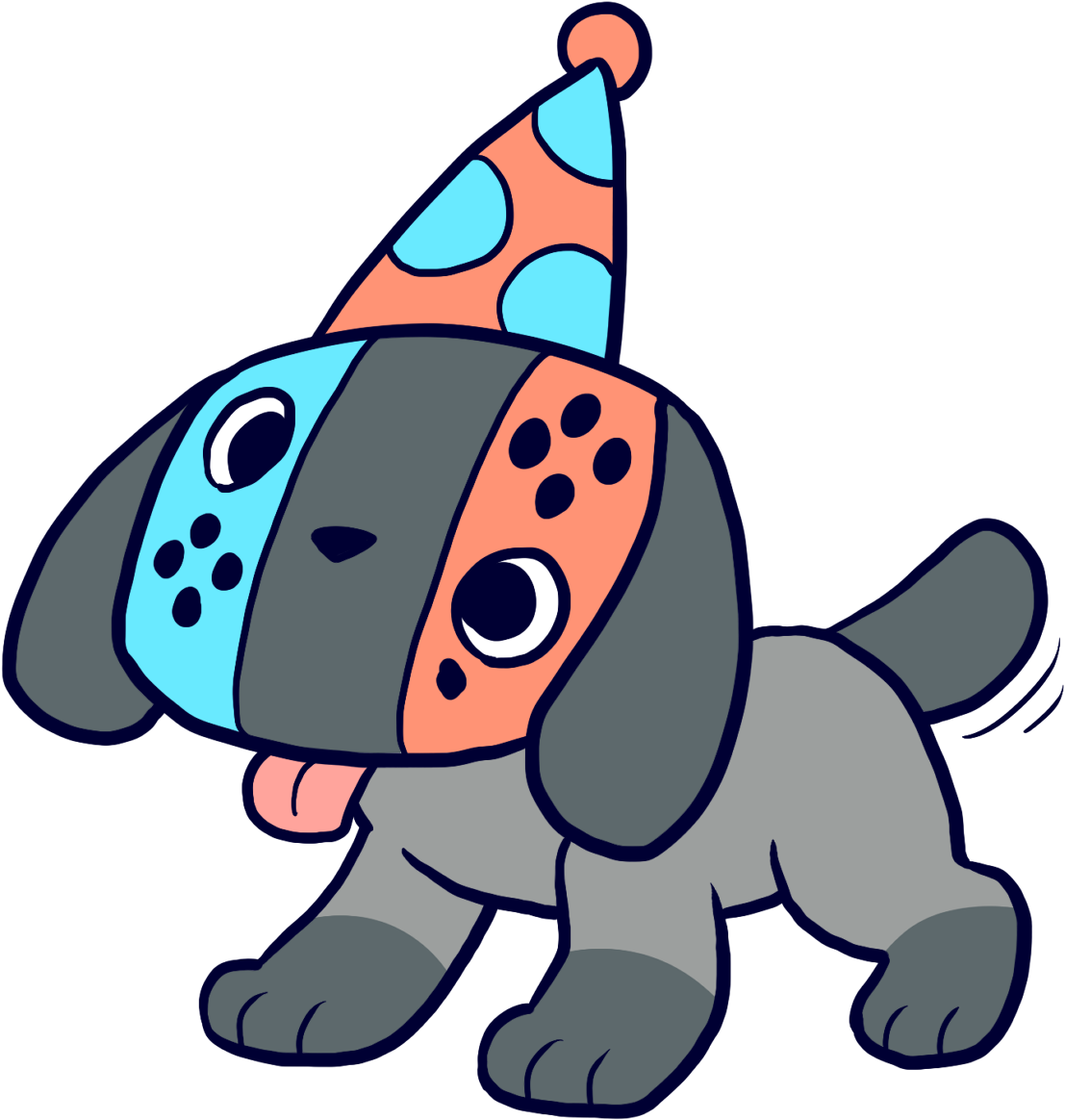 Switch Joy Con Dog (1280x1296), Png Download
