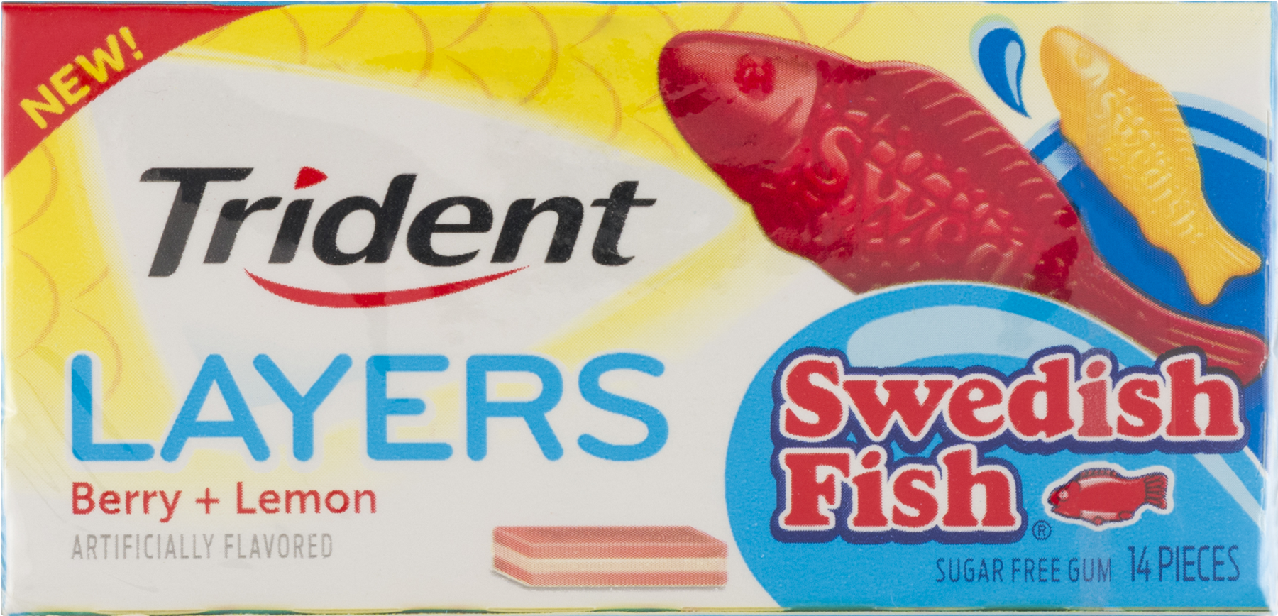 Trident Layers Swedish Fish (1800x1800), Png Download