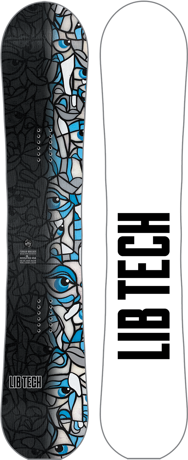Lib Tech Terrain Wrecker Snowboard - Lib Tech Terrain Wrecker (1600x1600), Png Download