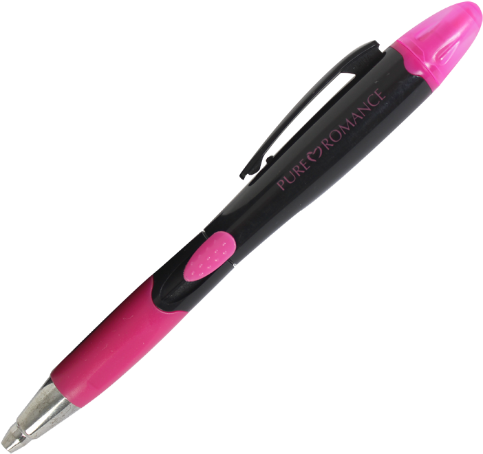 Pure Romance Blossom Pen/highlighter - Pen (800x800), Png Download