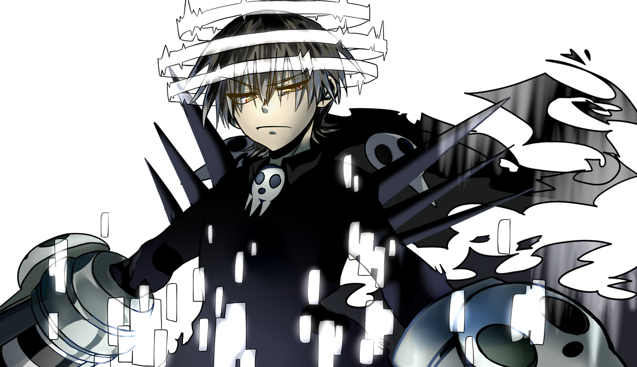 Keep Calm And Hunt Witches Ariadusts - Death The Kid Shinigami Form (1280x738), Png Download