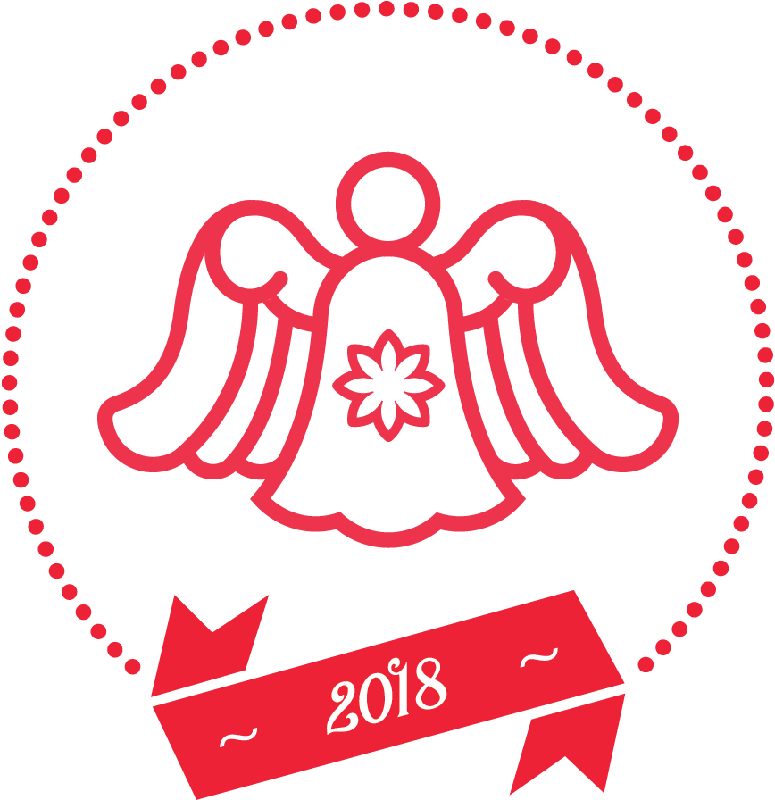 Angel 2018 - Etiqueta Dia De Accion De Gracias (1200x1200), Png Download