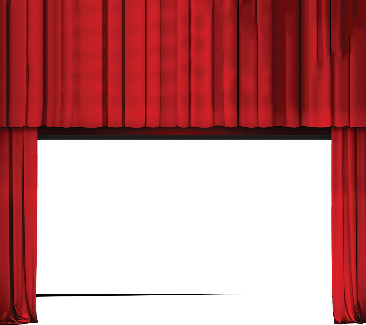 Theater Lights - Theater Curtain (1280x1137), Png Download