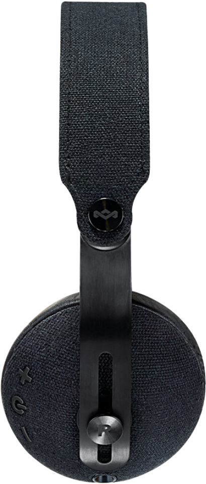 Rise Bt Wireless Headphones - House Of Marley Rise Bt Black (1100x1100), Png Download