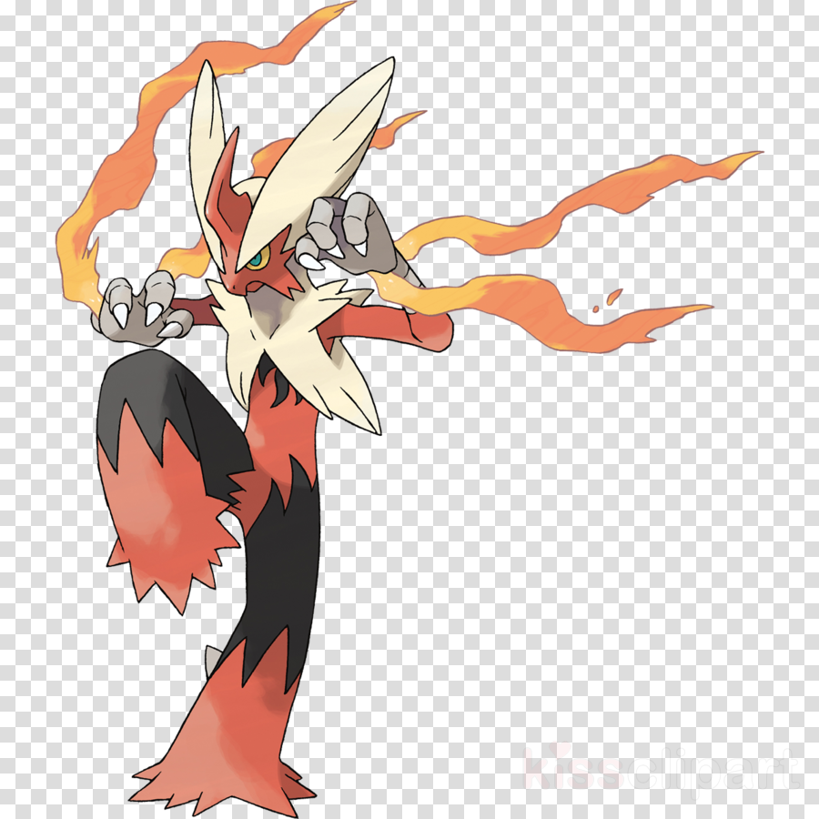 Mega Blaziken Clipart Blaziken Torchic Sceptile - Mega Blaziken Official Art (900x900), Png Download