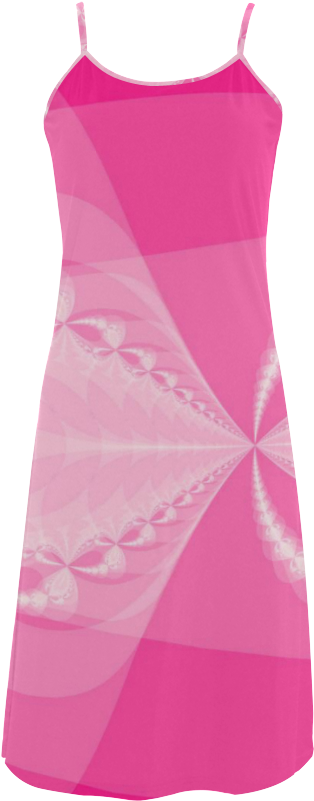 Pink Arrows Alcestis Slip Dress - Cocktail Dress (1000x1000), Png Download