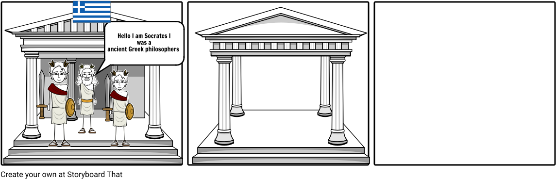Greek Philosophers - Classical Architecture (1164x385), Png Download