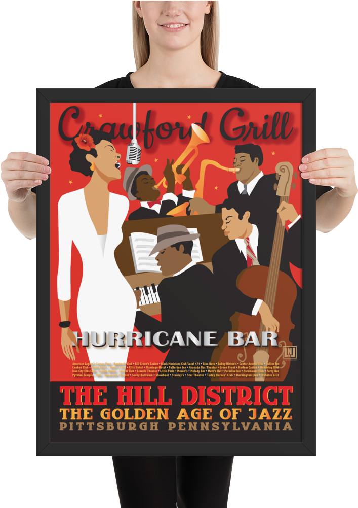 Golden Age Of Jazz - Painting (1000x1000), Png Download