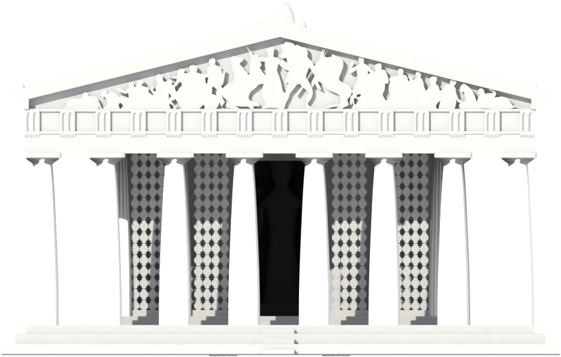 Parthenon12 - Roman Temple (960x540), Png Download