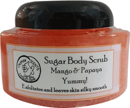 Mango & Papaya Scrub - Cayman Scents (695x700), Png Download