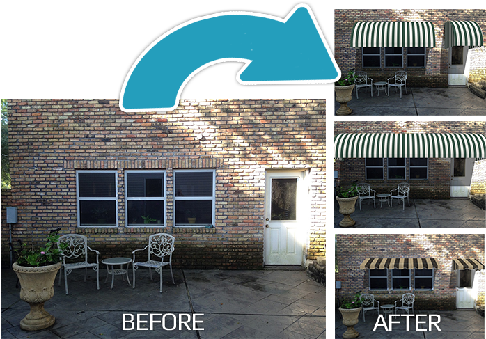 Before And After Awning Composer - Composer (730x500), Png Download