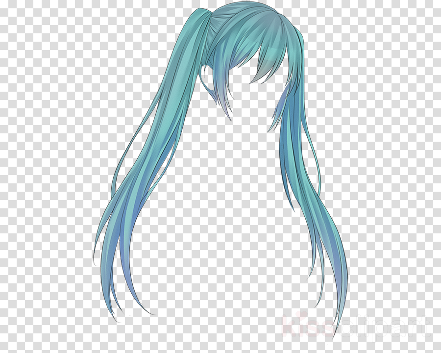 Cabello De Miku Png Clipart Hatsune Miku Drawing Hairstyle - Gif Spinning 3d Logo (900x720), Png Download