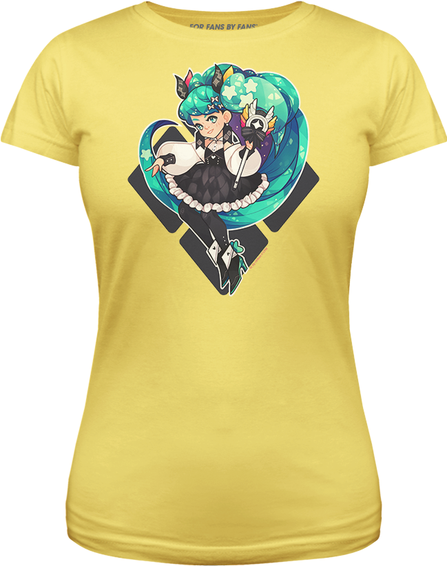 Chibi Magic Miku - Grizzly Bear (1000x1000), Png Download