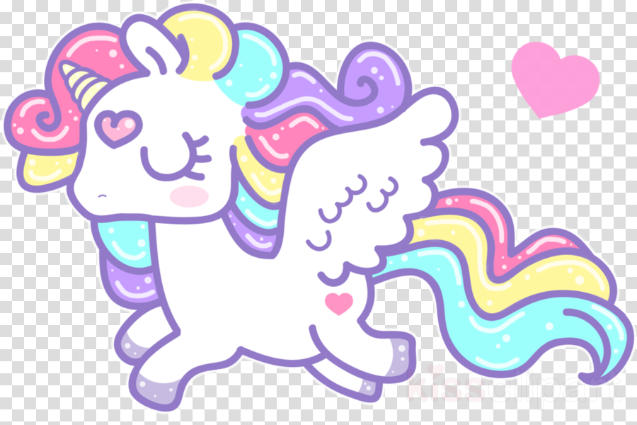 Pretty Unicorn Clipart Unicorn Drawing Kawaii - Unicorn Hello Kitty (900x600), Png Download