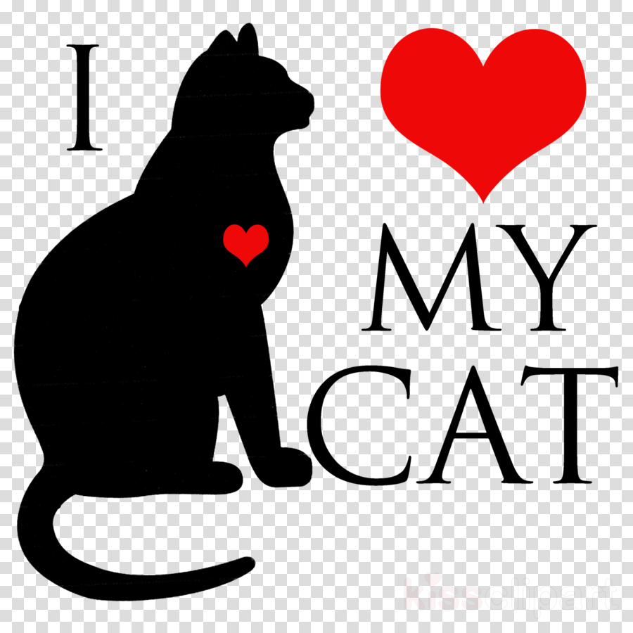 Love My Cat (900x900), Png Download