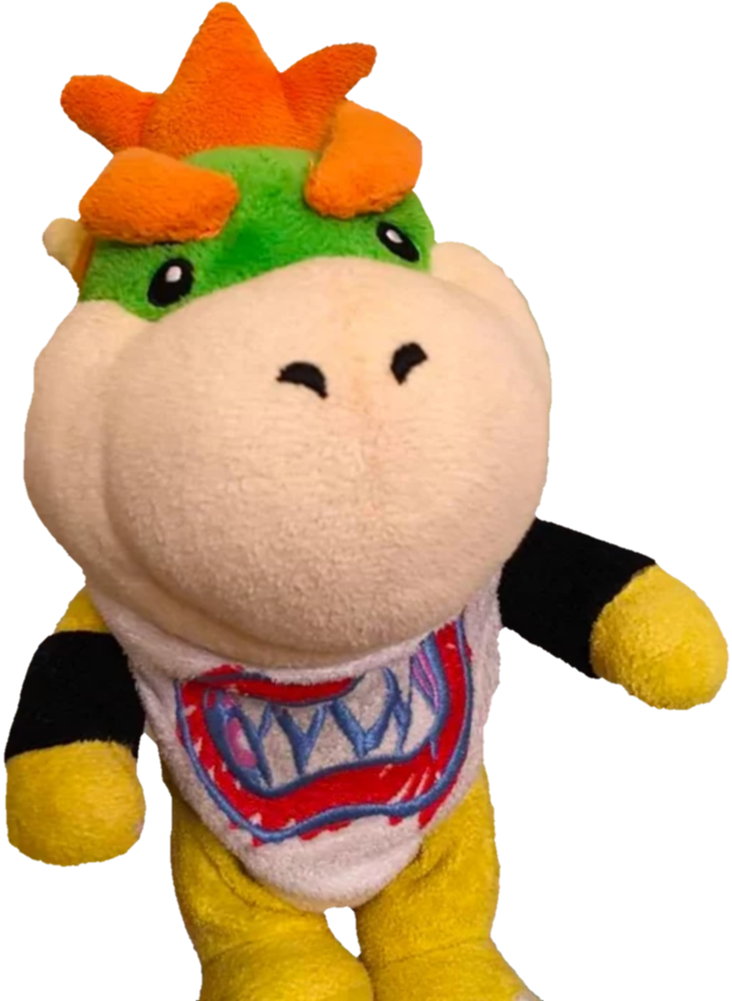 bowser jr plush sml