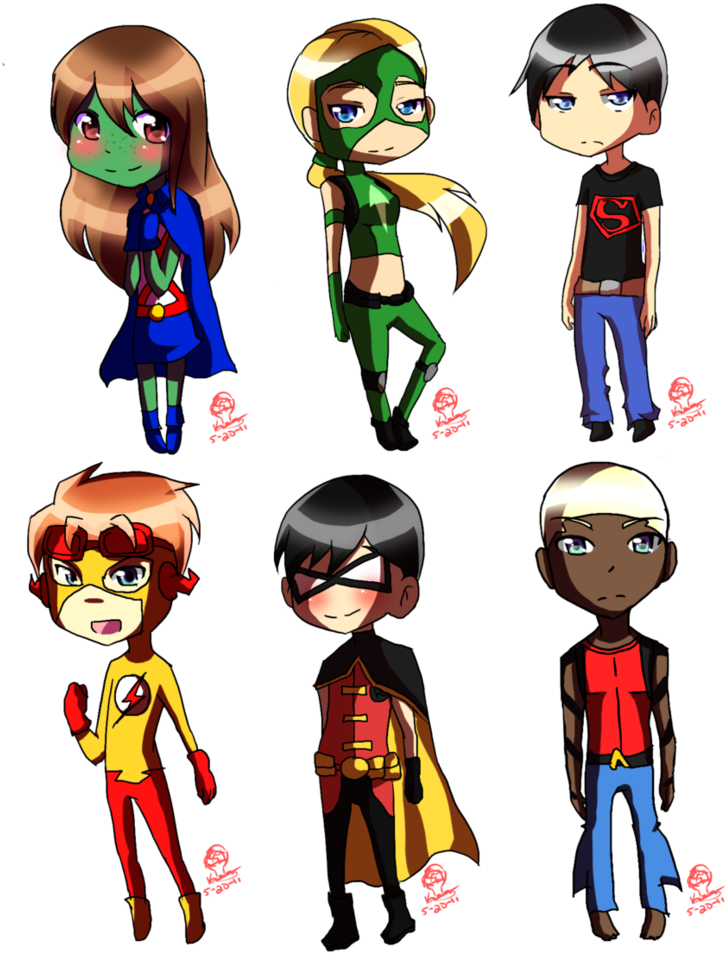 Download Young Justice Preview - Robin Young Justice Chibi PNG Image with  No Background - PNGkey.com